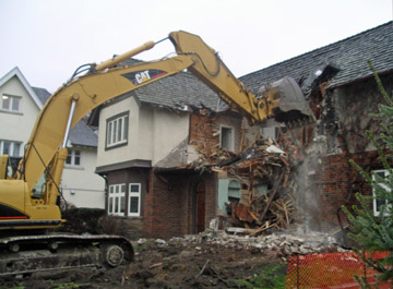 Demolition of 66 Baby Point Road - 2010